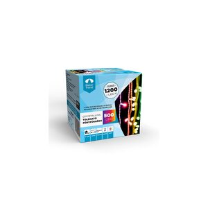 DEKORTREND spojiva LED svjetlosna zavjesa 2 x 2,5 m, 500 LED, šarena