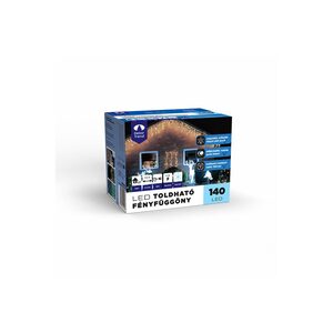 DEKORTREND KONTAKT vanjska LED svjetlosna zavjesa 1 x 2 m, 140 LED, hladno bijela