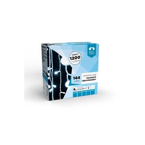 DEKORTREND Crystalline spojiva LED svjetlosna zavjesa 1,2 x 1,2 m, 144 LED, hladno bijela