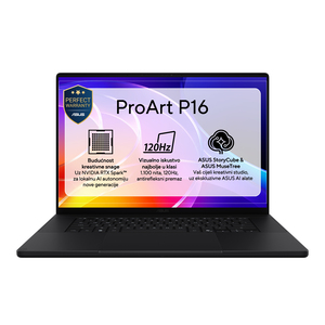 ASUS ProArt P16 H7607BA-SE004X, 90NB16A1-M009A0, 16" 4K OLED Touch 120Hz, NVIDIA RTX Spark N1X, 64GB RAM, 1TB SSD, NVIDIA Blackwell RTX, Windows 11 Pro, laptop - s punjačem