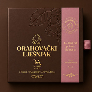 Lješnjaci u bijeloj čokoladi s cimetom 100g