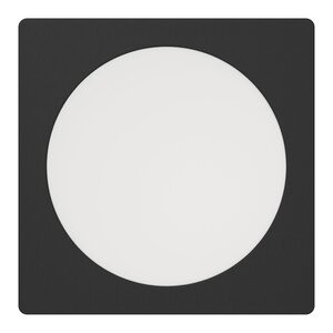 EGLO ugradbena/1, LED-CCT, 10,5 W, 166x166, crna 'FUEVA 6'