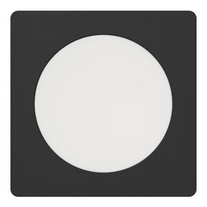 EGLO ugradbena/1, LED-CCT, 6,3 W, 119x119, crna 'FUEVA 6'