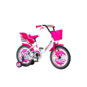 X-KIDS dječji bicikl 16 Dalmatiner rozni RO