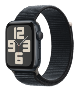 Apple Watch SE (2nd gen) 2023 - GPS 40mm Midnight Aluminium Case with Midnight Sport Loop RA