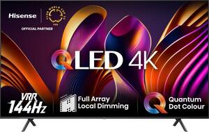 Hisense 85" QLED TV 85E7NQ PRO, 4K UHD, VIDAA Smart TV, 144Hz Game Mode Pro RA