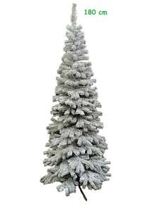 Umjetno i usko božićno drvce - KAROLINA snježna - 180 cm RA