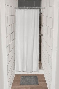 TENDANCE zavjesa za kadu 120 x 180 CM + 8 PP KUKICA POLIESTER, BIJELA RA