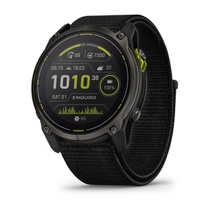 Garmin Enduro 3, Tamnosivi titanijski s DLC slojem i crnim remenom, 010-02751-01, pametni sat RA