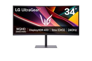 LG monitor UltraGear 34G630A 34'' WQHD VA, 240Hz, 1ms, USB-C, HAS, zvučnici RA
