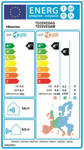 Hisense klima uređaj Comfort TD35VE0A
