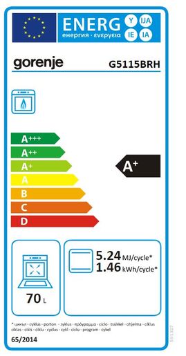 Gorenje štednjak G5115BRH