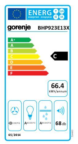 Gorenje napa BHP923E13X