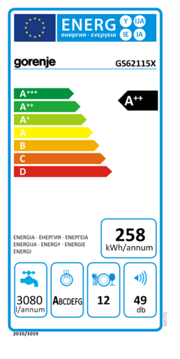 Gorenje perilica posuđa GS62115X