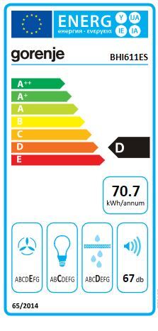 Gorenje napa BHI611ES
