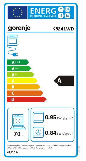 Gorenje štednjak K5241WD