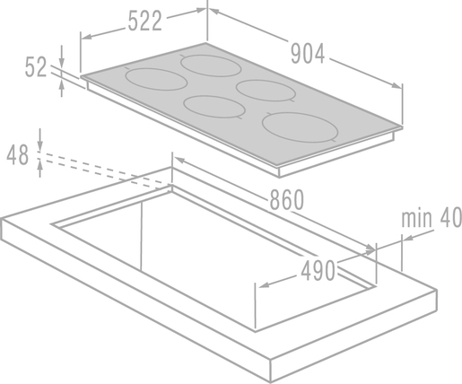 Gorenje ploča GIT95XC