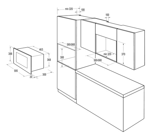 Gorenje mikrovalna pećnica BM171E2XG