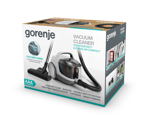 Gorenje usisavač VCEA01GACWCY G ForceAir Compact