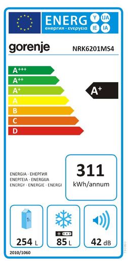Gorenje hladnjak NRK6201MS4