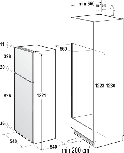 Gorenje frižider RFI4121P1