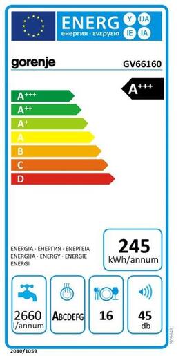 Gorenje perilica posuđa GV66160