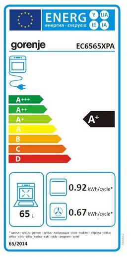Gorenje štednjak EC6565XPA