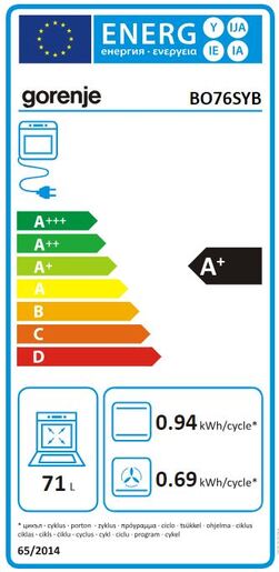 Gorenje ugradna rerna BO76SYB