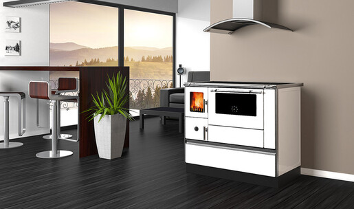 Alfa štednjak 90 DOMINANT ECO desni Bijela