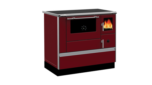 Alfa štednjak 90 DOMINANT ECO lijevi Crvena