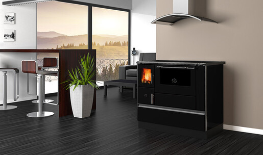 Alfa štednjak 90 DOMINANT ECO desni Antracit