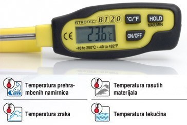 TROTEC BT 20 - UBODNI TERMOMETAR