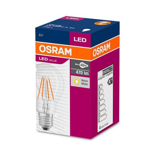 OSRAM LED žarulja FILAMENT (4W, E27, 2700K)