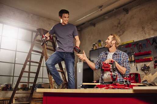 EINHELL akumulatorska preklopna pila TE-MS 18/210 Li - Solo Power X-Change, bez baterije i punjača