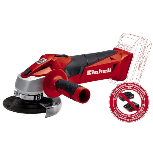 EINHELL akumulatorska kutna brusilica TC-AG 18/115 Li - Solo - Power X-Change, bez baterije i punjača (115 mm, 18V Li-Ion, maks. dubina reza: 28 mm)