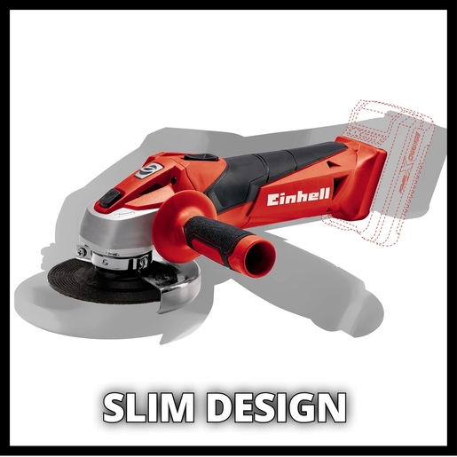 EINHELL akumulatorska kutna brusilica TC-AG 18/115 Li - Solo - Power X-Change, bez baterije i punjača (115 mm, 18V Li-Ion, maks. dubina reza: 28 mm)