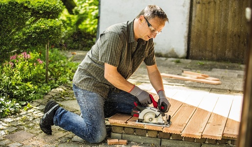 EINHELL akumulatorska ručna kružna pila TE-CS 18/165 Li - Solo Power X-Change, bez baterije i punjača (18V Li-Ion, maks. dubina reza 54mm, rezni list Ø165  x  Ø20 mm)