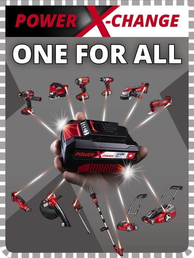 EINHELL akumulatorska ručna kružna pila TE-CS 18/165 Li - Solo Power X-Change, bez baterije i punjača (18V Li-Ion, maks. dubina reza 54mm, rezni list Ø165  x  Ø20 mm)