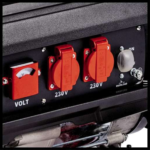 EINHELL TC-PG 3500 W, agregat za struju (230 V, 50 Hz, 2600 W, 11.3 A, četverotaktni benzinski motor, 2 utičnice, 15L spremnik, 10.7h rada)
