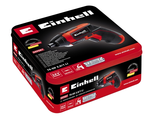 EINHELL akumulatorski odvijač TE-SD 3,6/1 Li (3.6 V Li-Ion, 1500 mAh, 4.5 Nm)