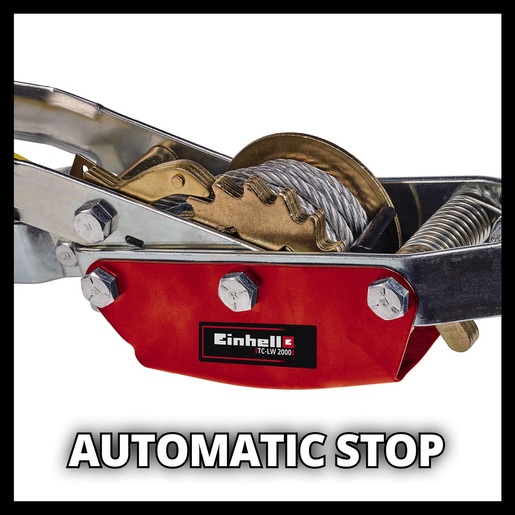 EINHELL potezno ručno vitlo TC-LW 2000 - 3,3 m, 2000 kg