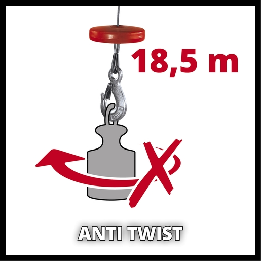 EINHELL TC-EH 600, električna dizalica