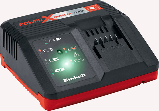 EINHELL akumulatorska kosilica u setu GE-CM 43 Li M Kit Power X-Change sa 2 baterije 4,0 Ah Li-ion i 2 punjača (43 cm širina reza, 25 - 75 mm visina reza, 63 L košara)