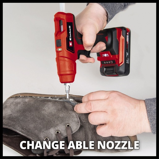 EINHELL akumulatorski pištolj za vruće ljepljenje TE-CG 18 Li - Power X-Change - SOLO ALAT (bez baterije i punjača)