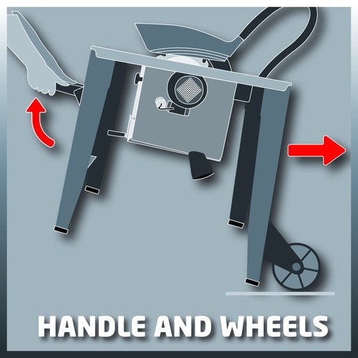 Einhell stolna kružna pila s postoljem TC-TS 2031 U (2000 W, rezni list  Ø315 mm, veličina stola 800 x 550 mm, visina reza 85 mm)