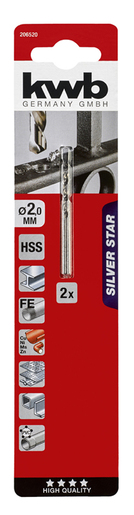 KWB SILVER STAR HSS svrdlo za metal 2mm