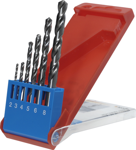 KWB SILVER STAR set svrdla za metal  2-8 mm, 6/1, HSS, DIN 338