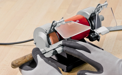 EINHELL TH-XG 75 Kit, višenamjenska stolna brusilica (120 W, 100 dijelni set pribora u drvenom kovčegu)