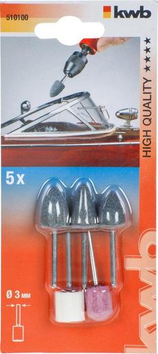 KWB Mini set brusnih nastavaka za bušilicu 3 mm, 5/1