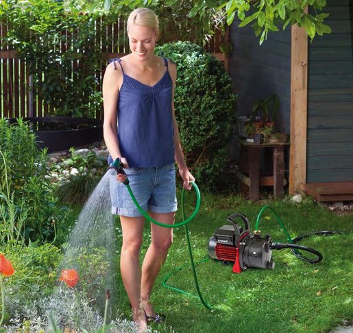 EINHELL vrtna pumpa GC-GP 6538  u setu s crijevom 7m